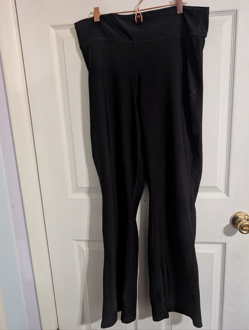Old Navy Active Womens Pants PowerSoft High-Rise Flare Black Performance XL